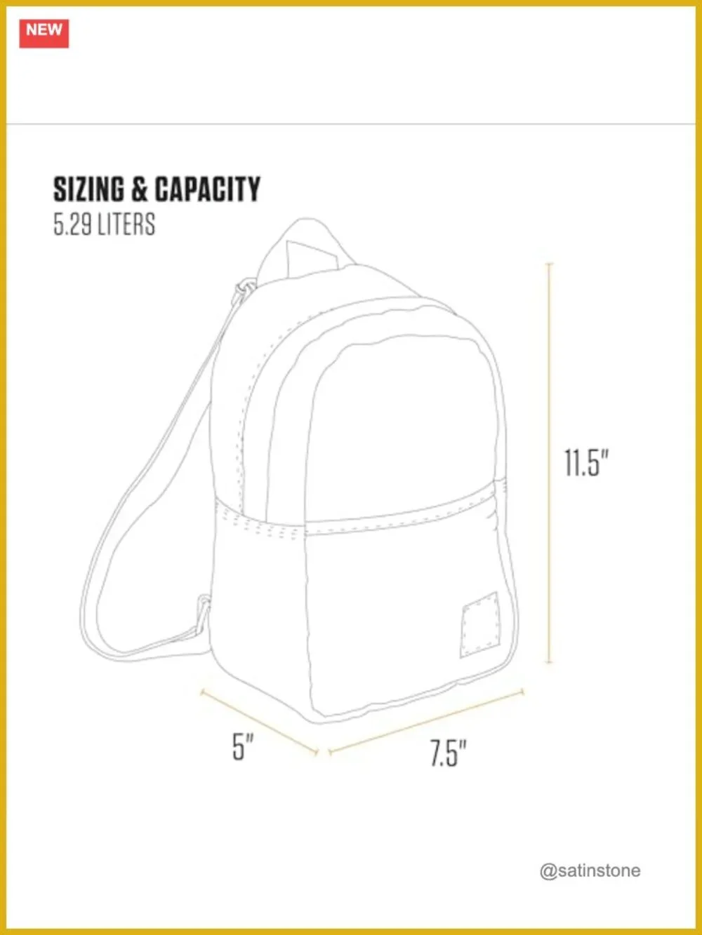 Durable Water-Resistant Mini Backpack with Adjustable Straps